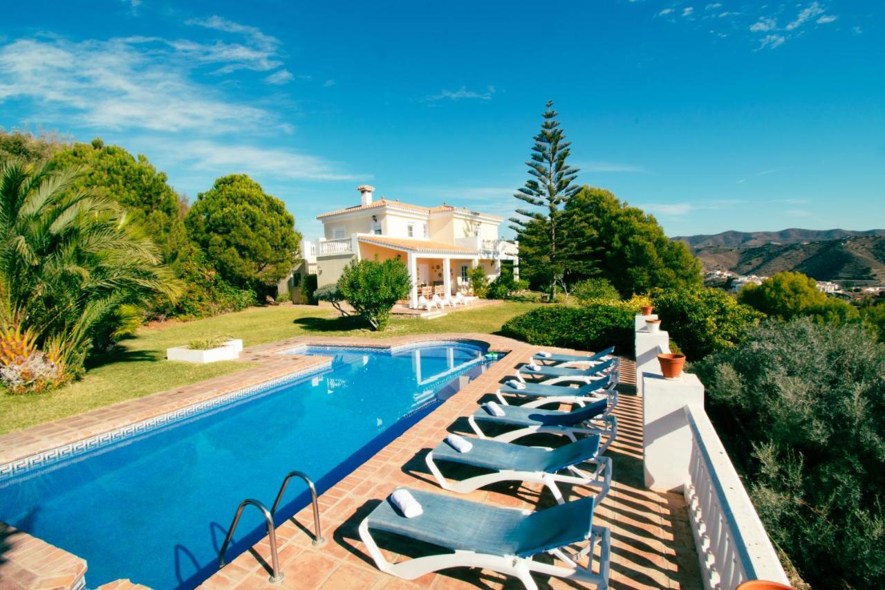 Gran Villa Con Vistas Al Mar Y Piscina Privada Málaga Buitenkant foto