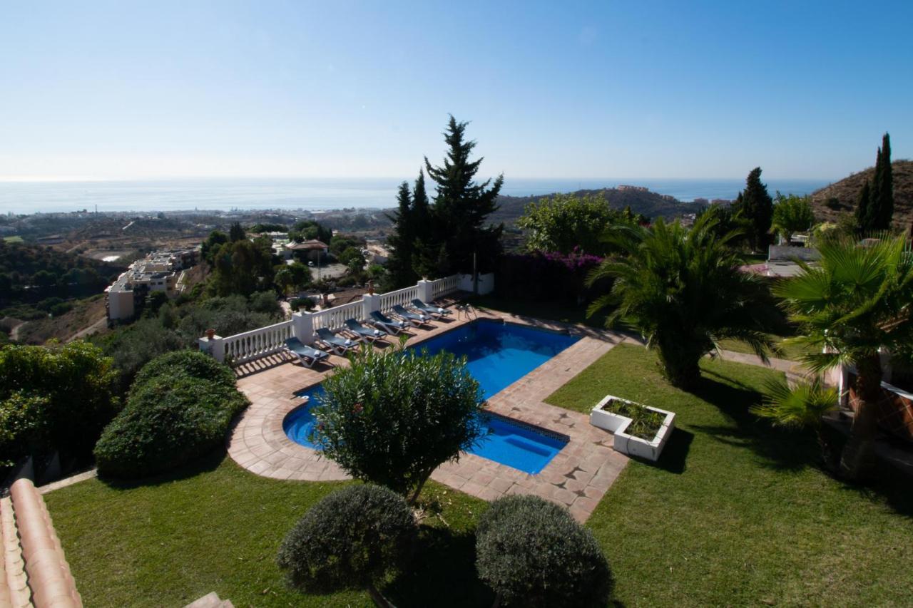 Gran Villa Con Vistas Al Mar Y Piscina Privada Málaga Buitenkant foto