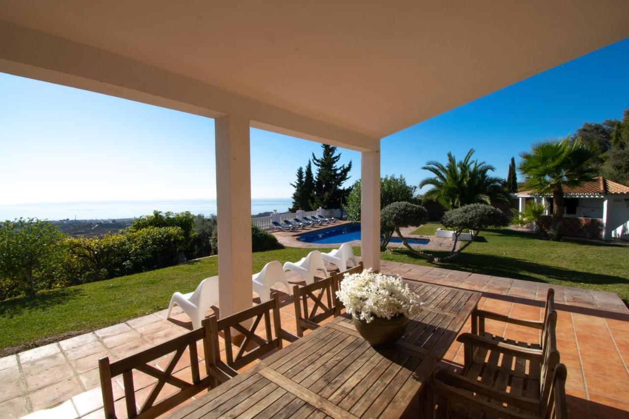 Gran Villa Con Vistas Al Mar Y Piscina Privada Málaga Buitenkant foto