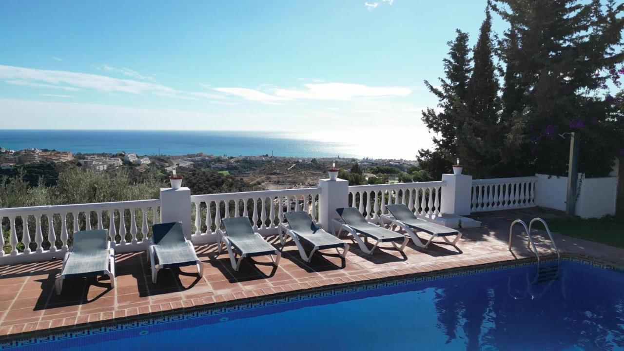 Gran Villa Con Vistas Al Mar Y Piscina Privada Málaga Buitenkant foto
