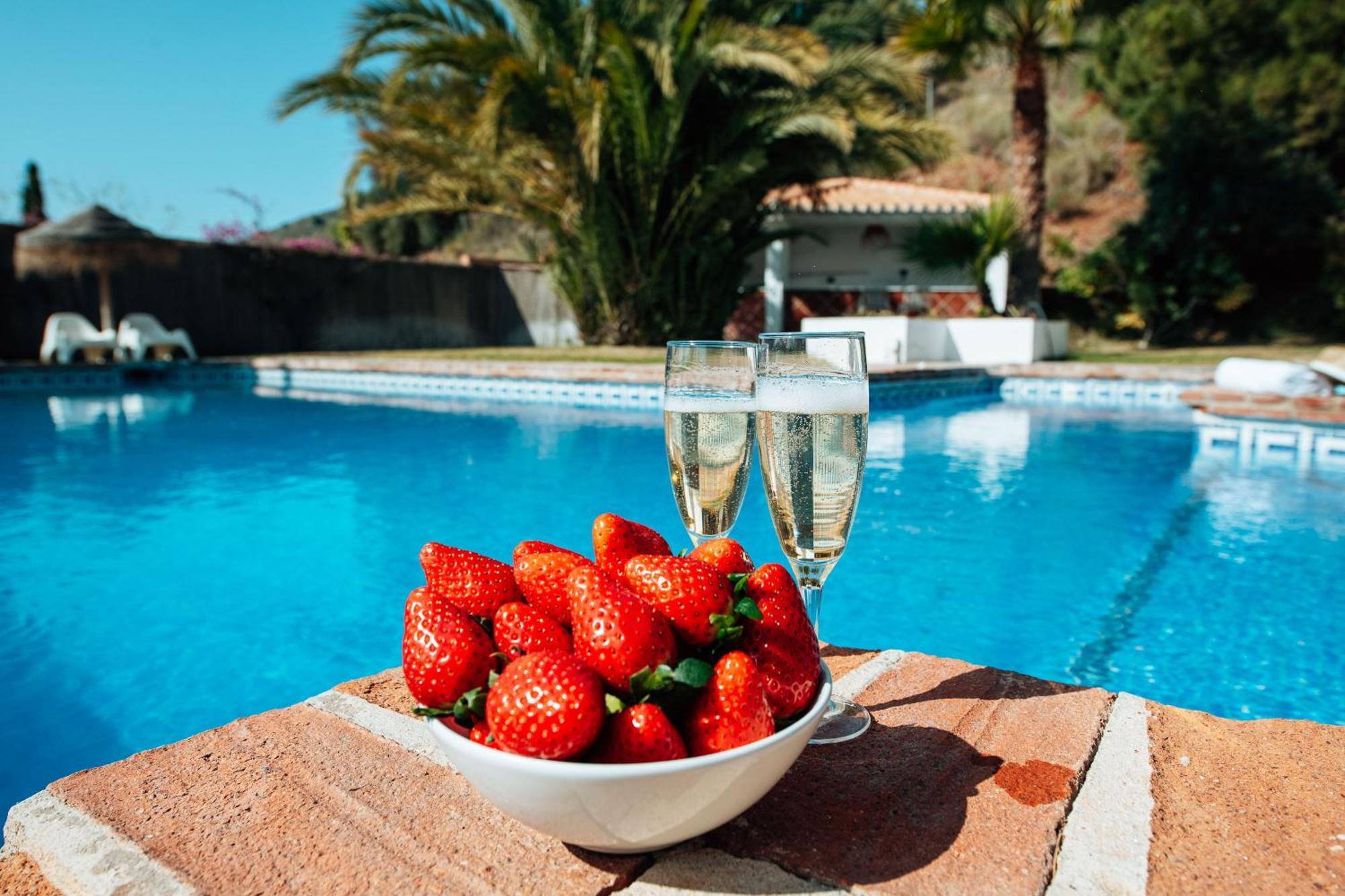 Gran Villa Con Vistas Al Mar Y Piscina Privada Málaga Buitenkant foto