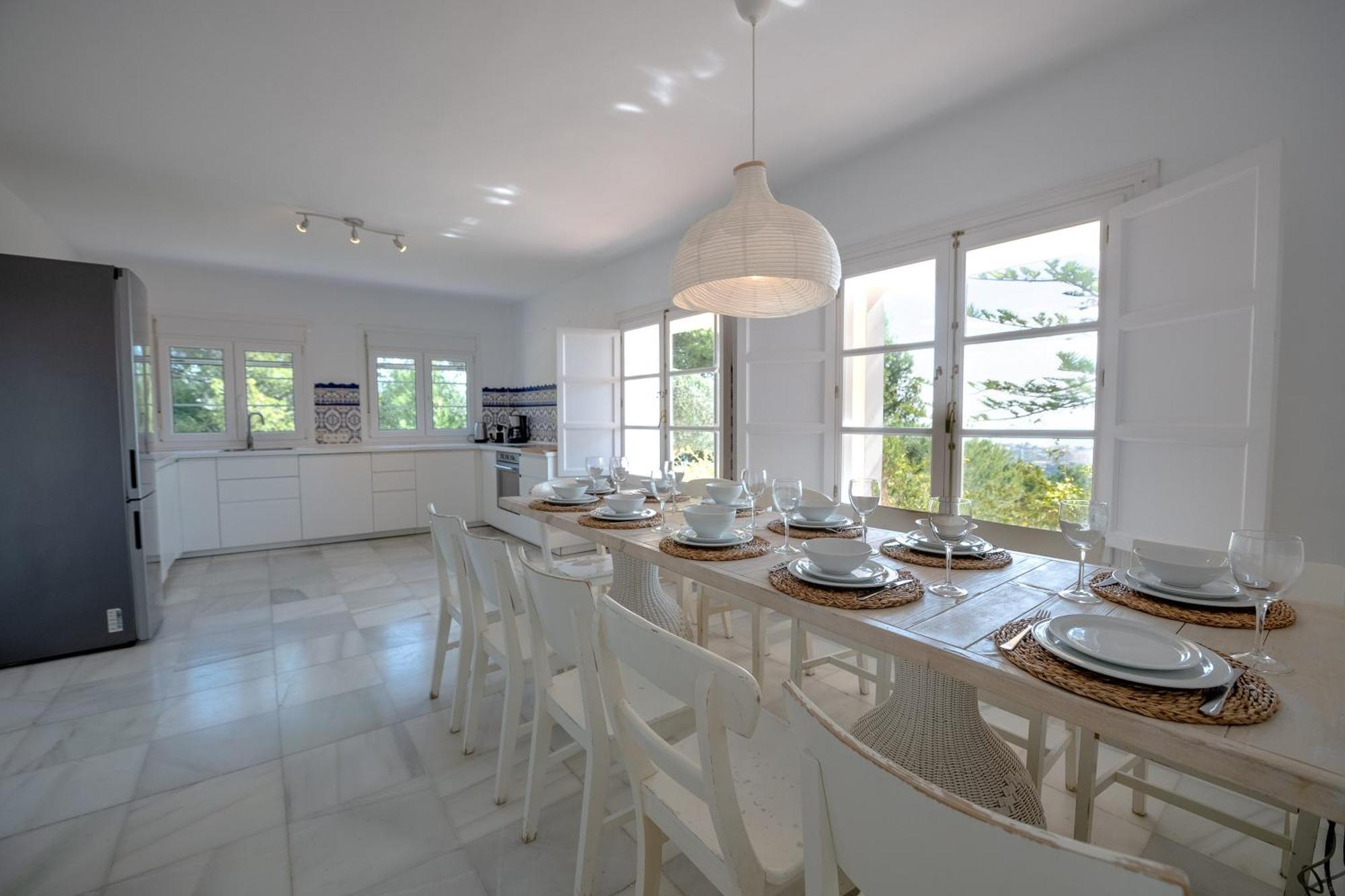 Gran Villa Con Vistas Al Mar Y Piscina Privada Málaga Buitenkant foto